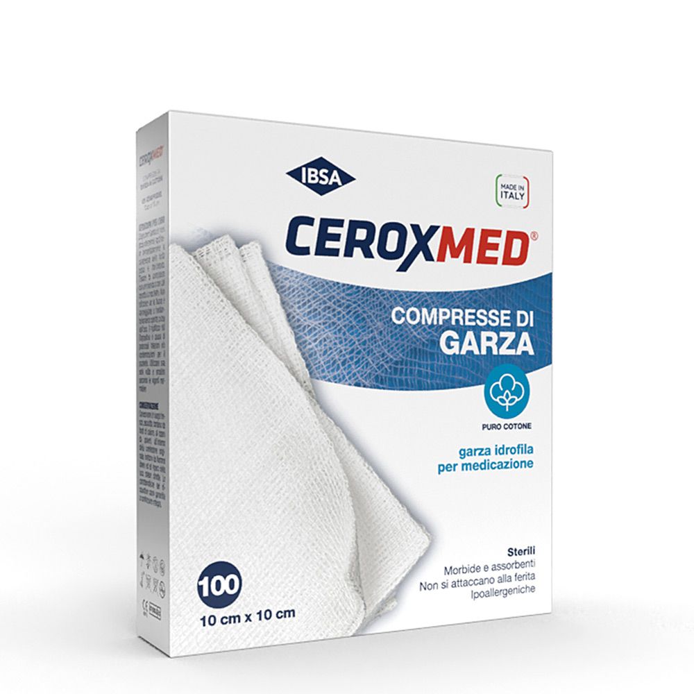 Ceroxmed Garza sterile 10x10cm 100 pezzi-3
