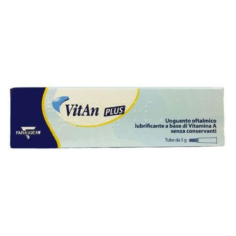 Vitan Plus Unguento Oftalmico A Base Di Vitamina A 5g-1