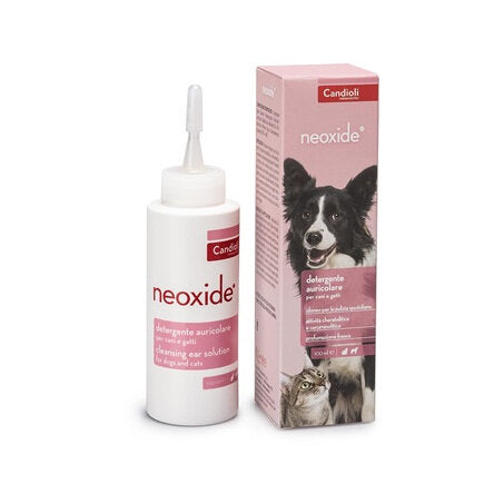 Candioli Neoxide detergente auricolare per cani e gatti 100ml-2
