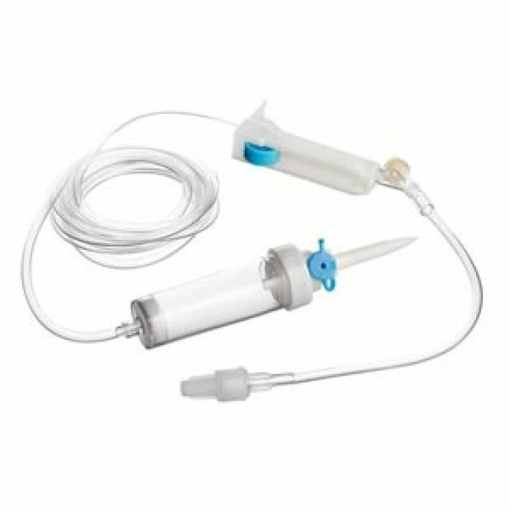 Deflussore Standard Filtro Roller Luer Lock Tubo A Y Latex Free
