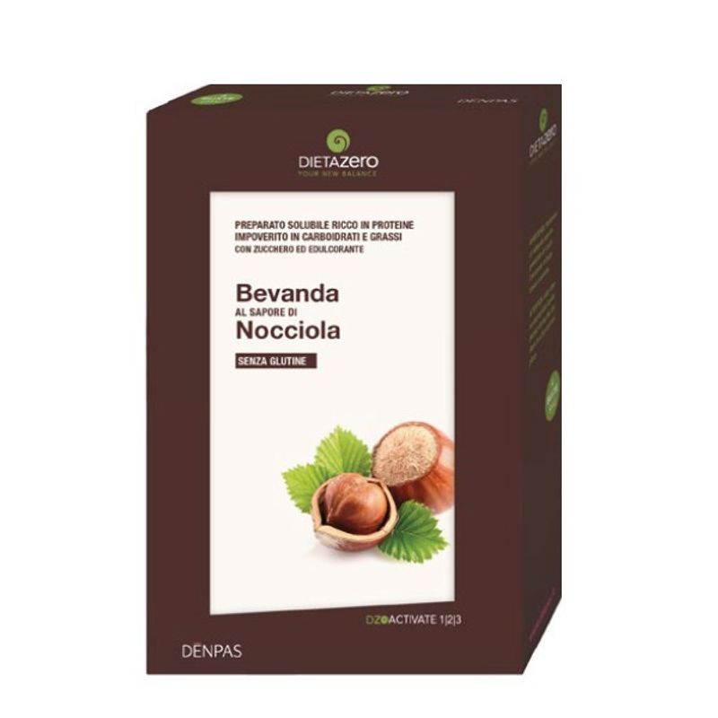 Dietazero bevanda al sapore di Nocciola 4 buste 100g-1