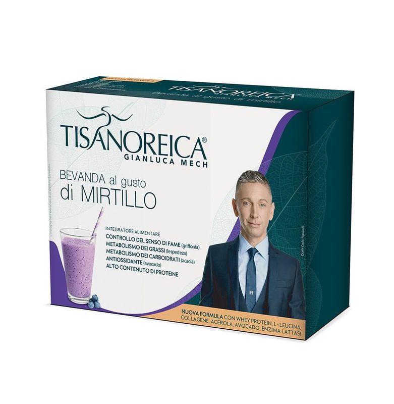 Tisanoreica bevanda al gusto di mirtillo 112g-1