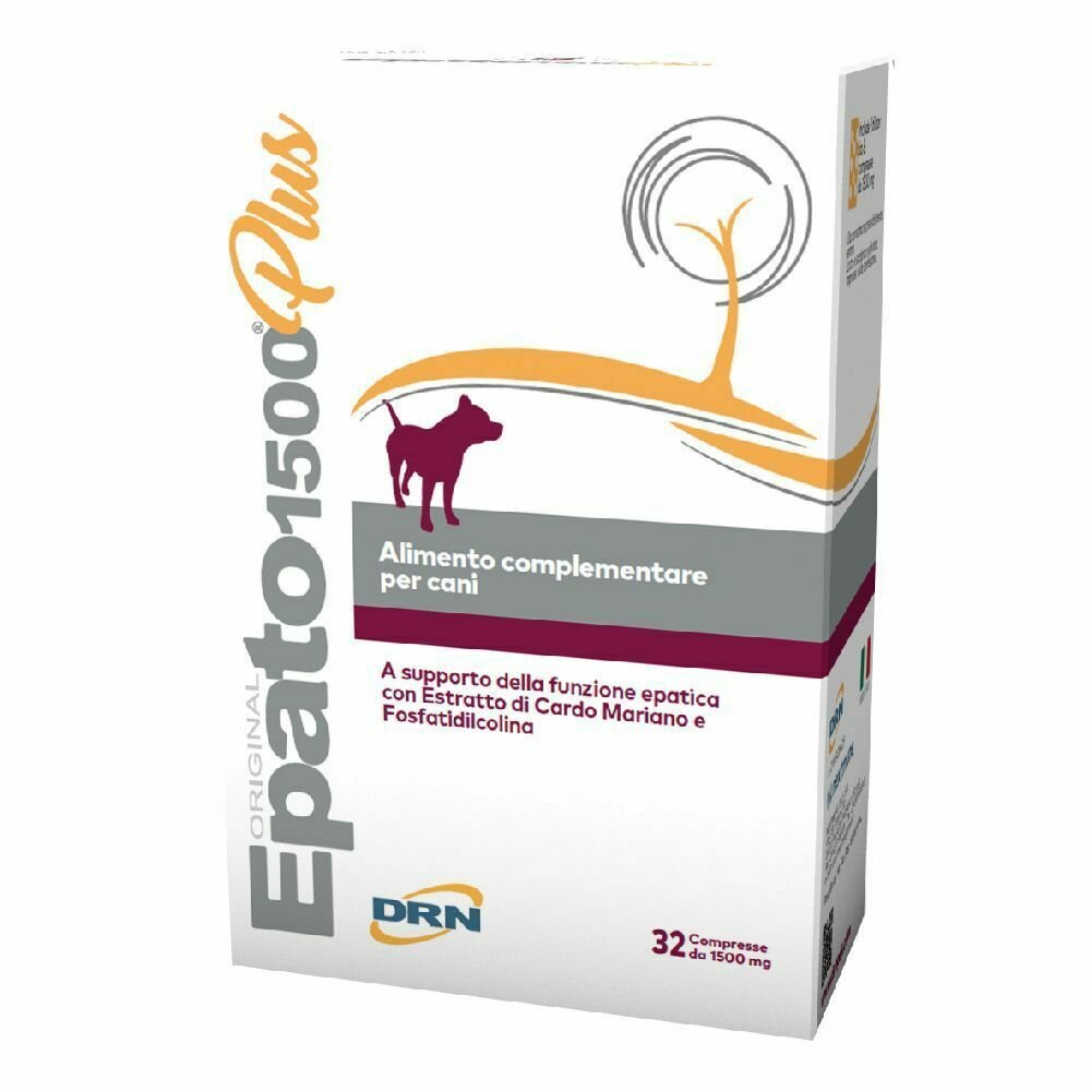 Epato 1500 Plus integratore alimentare per cani e gatti 32 compresse-2