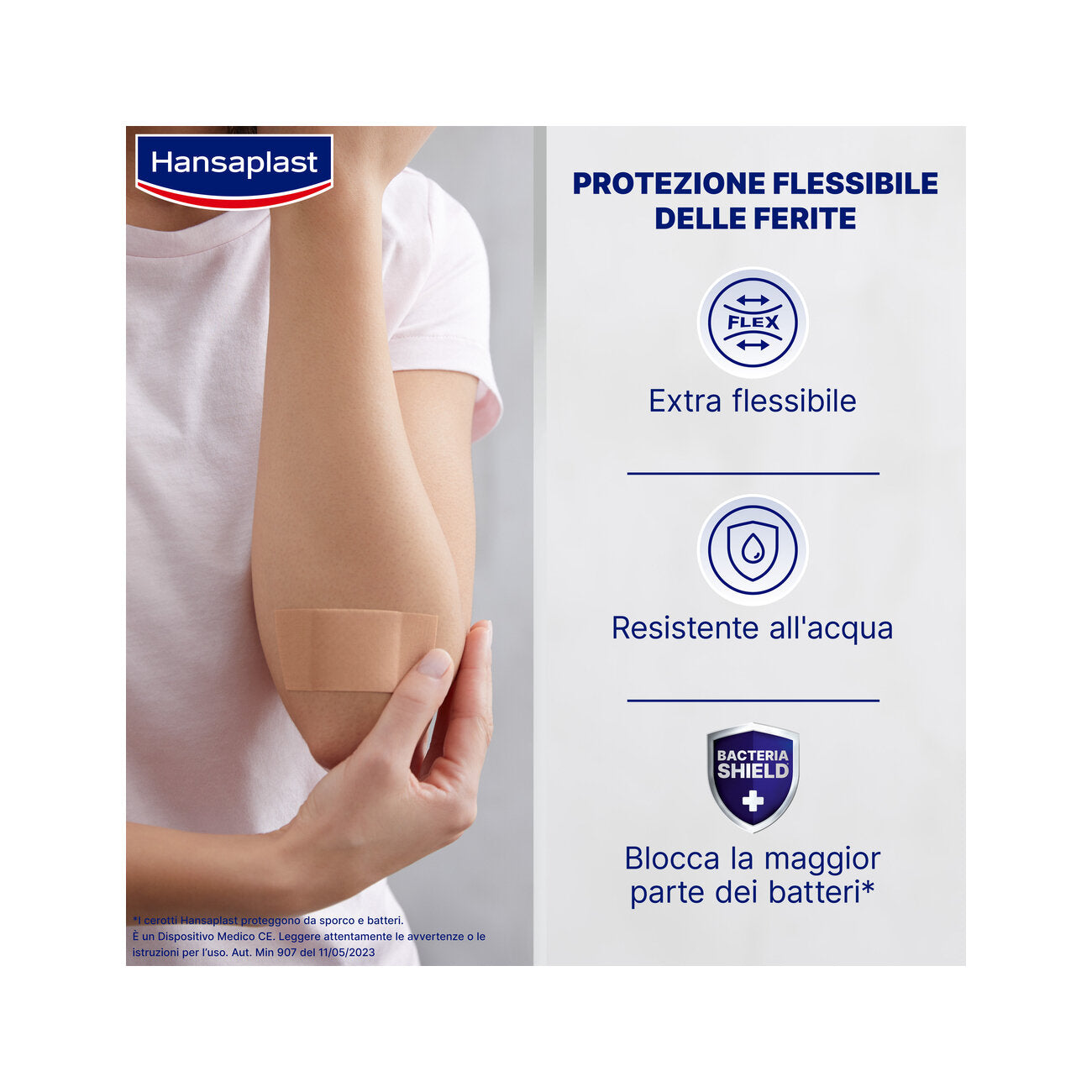 Hansaplast Cerotti Elastic Striscia Cerotti Flessibili Articolazioni 1mx6cm 10 Pezzi-2