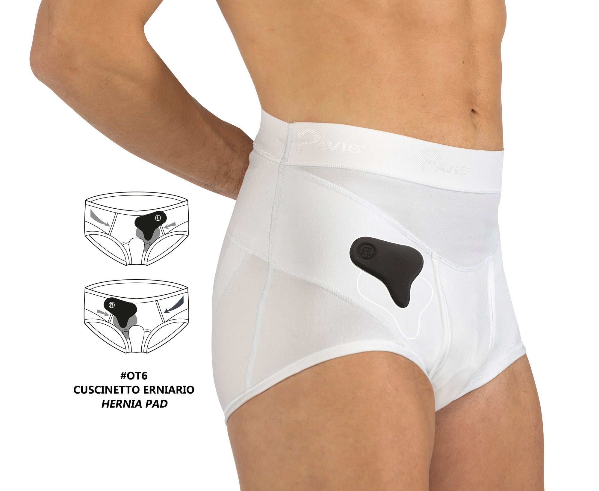 Pavis Wellness Mutanda Erniablock Colore Crema Taglia 95 Cod. 648-1