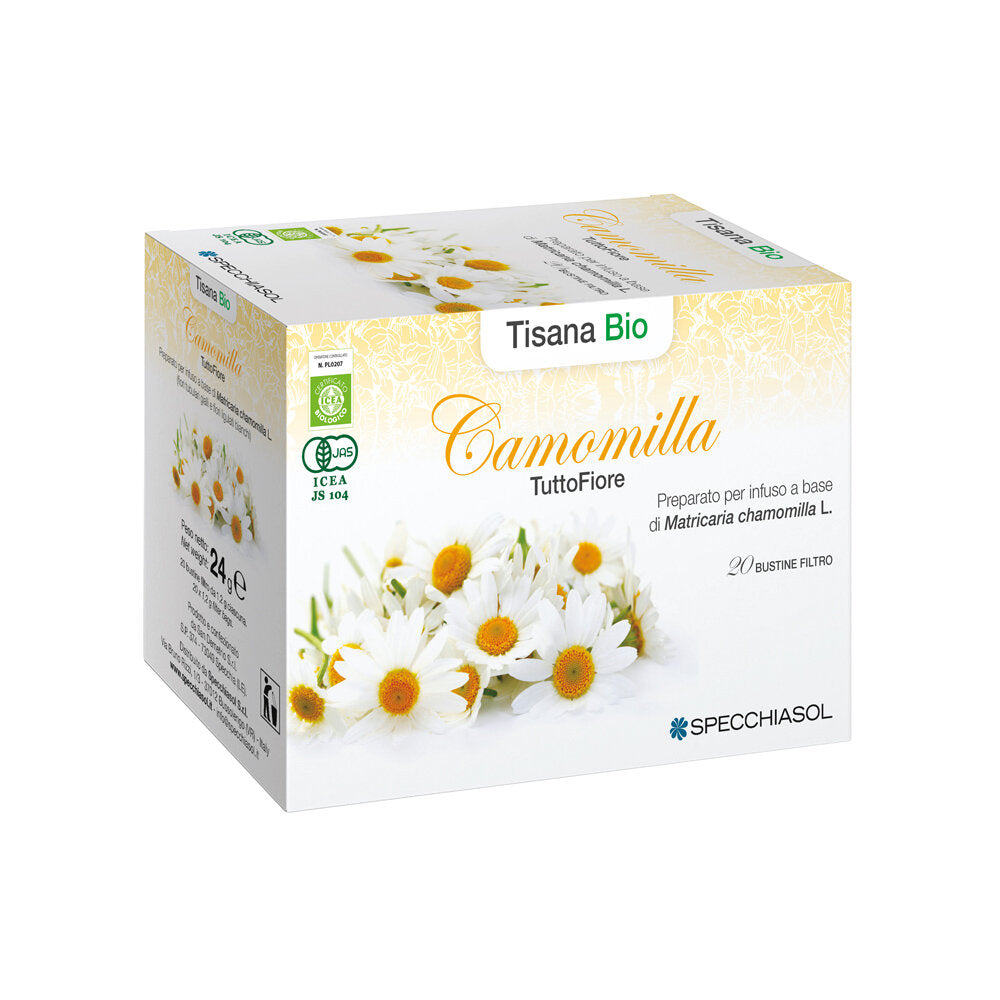 Specchiasol Camomilla Tuttofiore Tisana Bio 20 filtri-2
