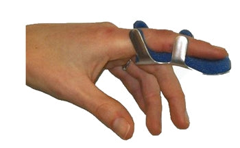 Stecca per Frattura Dita a Ranetta Farmasplint Misura Grande in Alluminio Modellabile con Imbottitura in Spugna Poliuretanica Antiallergica Radiotrasparente 10 cm 1 Pezzo-0