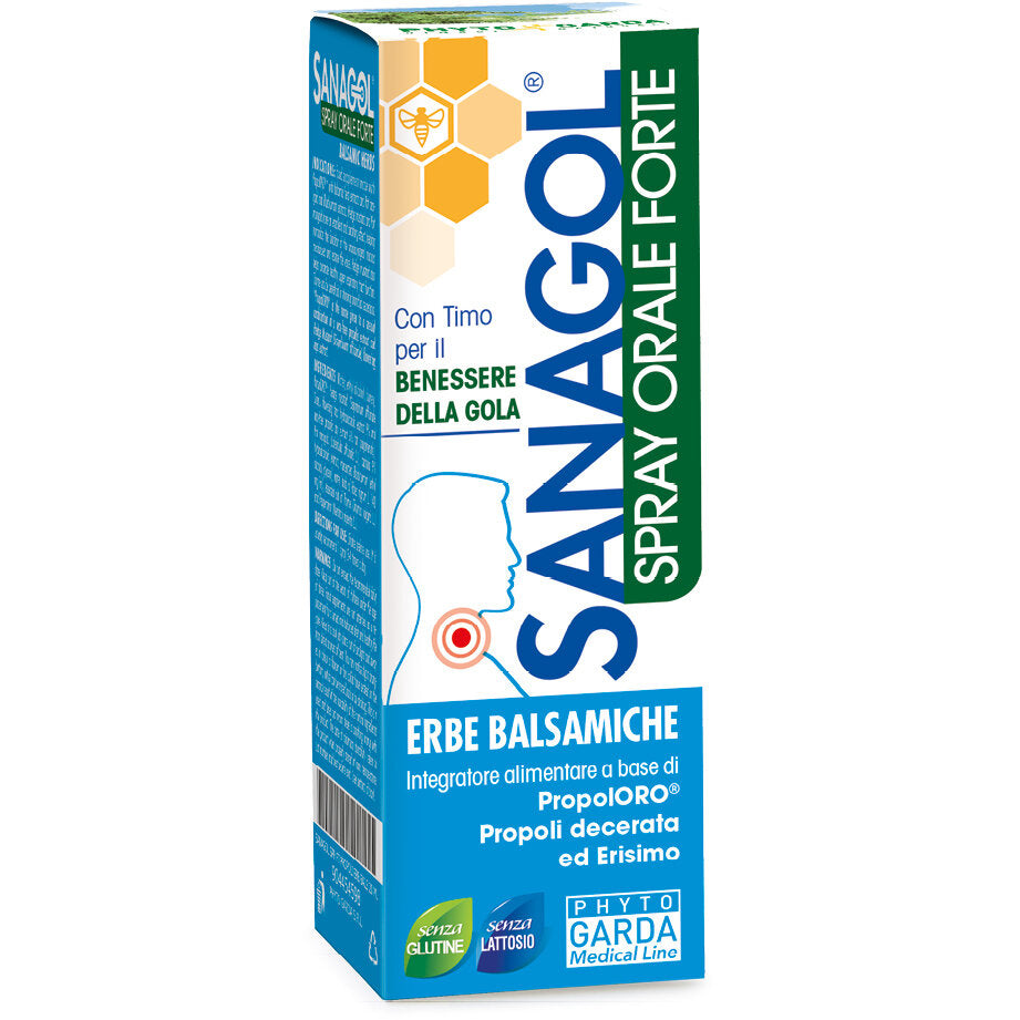 Sanagol Spray Forte Erbe Balsamiche per il benessere della gola 20ml-2