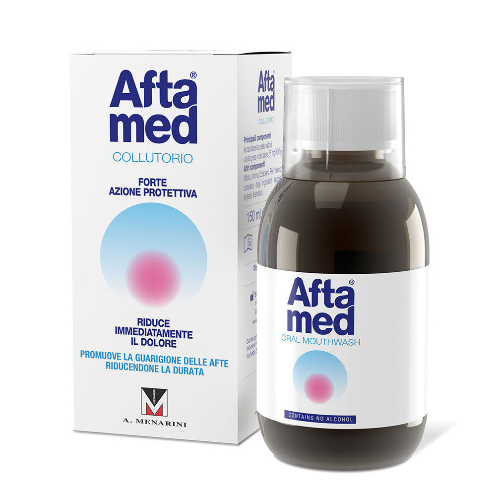 Aftamed Collutorio senza alcool 150ml-14