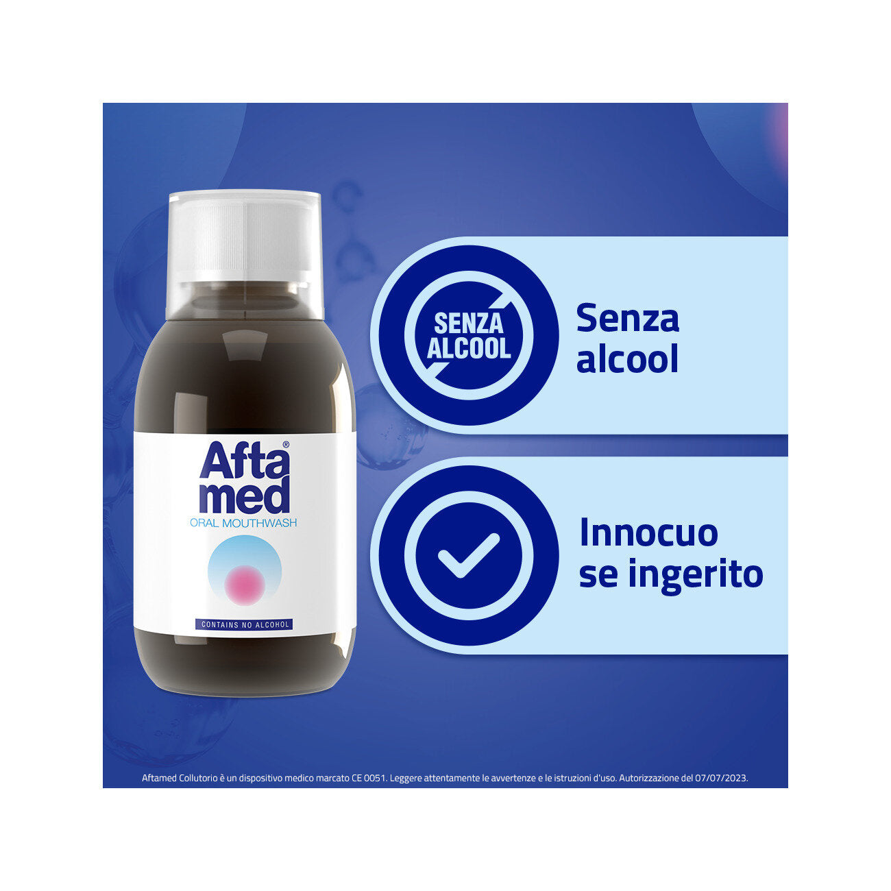 Aftamed Collutorio senza alcool 150ml-11