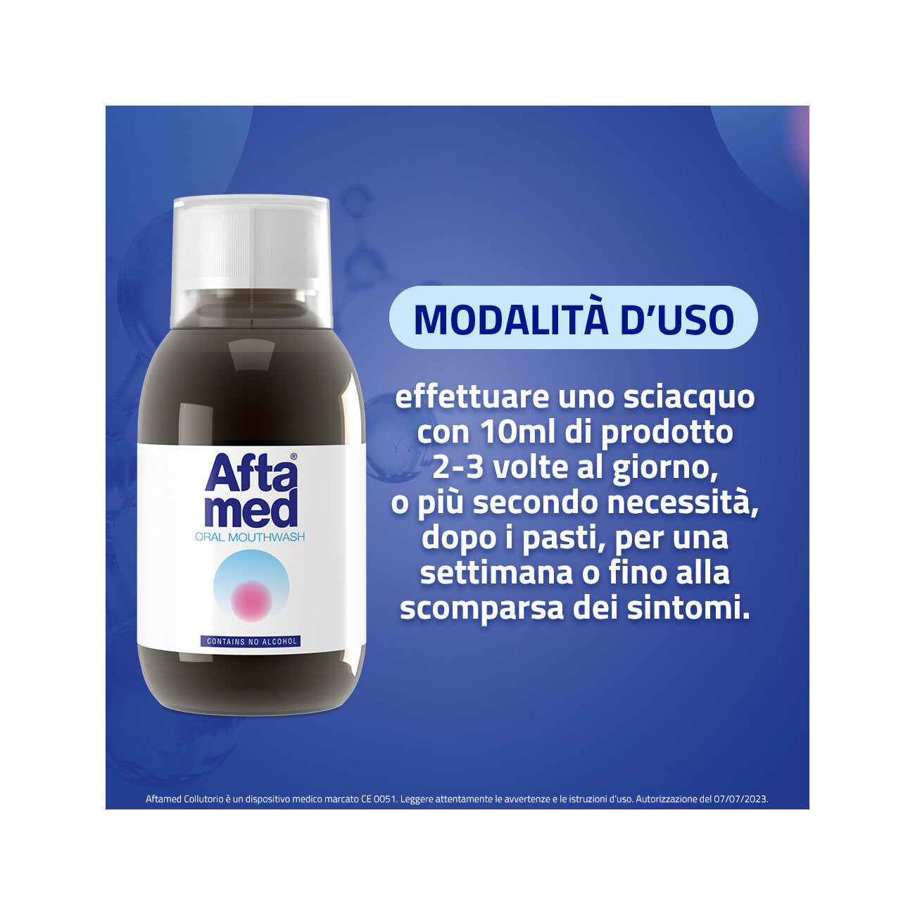 Aftamed Collutorio senza alcool 150ml-12