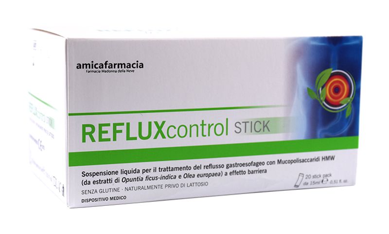 Amicafarmacia Reflux Control reflusso gastroesofageo 20 stick pack-1