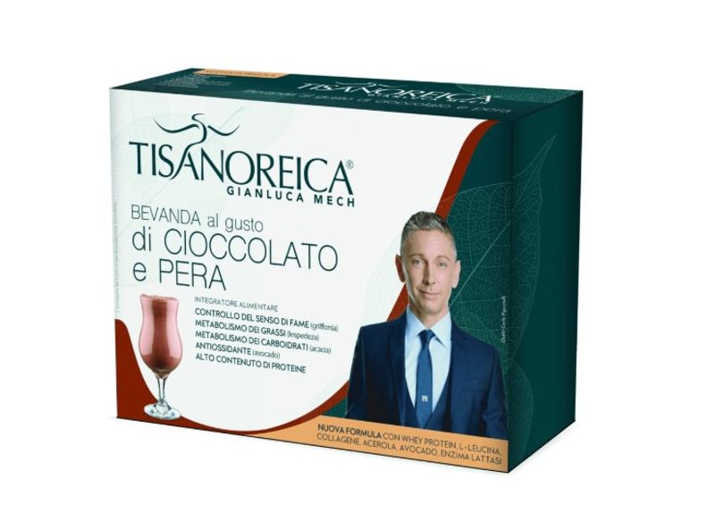 Tisanoreica bevanda al gusto di cioccolato e pera 116g-1