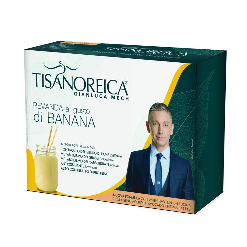 Tisanoreica bevanda al gusto di banana 112g-1