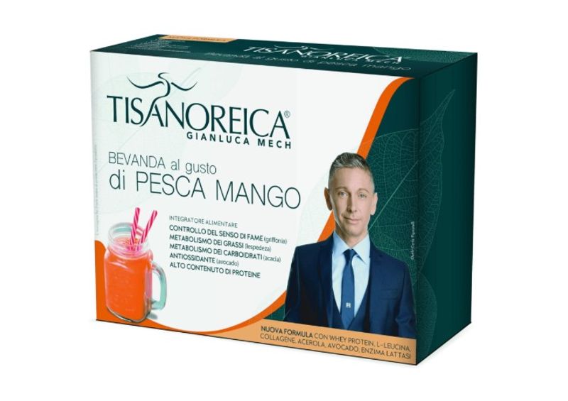 Tisanoreica bevanda al gusto di pesca mango 116g-1