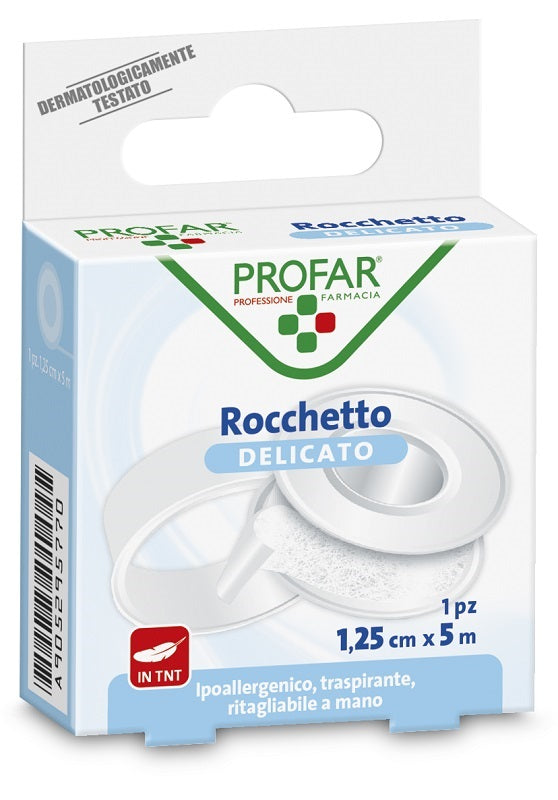 Cerotto Rocchetto Tessuto Non Tessuto Delicato cm 1,25x5 m Profar-0