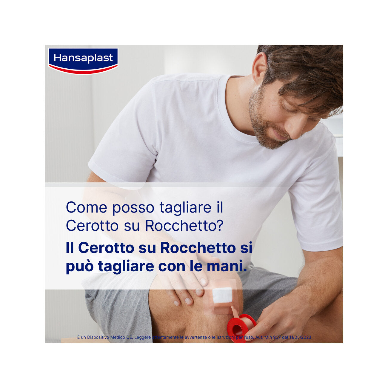 Hansaplast Classic Cerotto Rocchetto Rotolo Per Fissare Bende E Compresse 5mx2,5cm-4