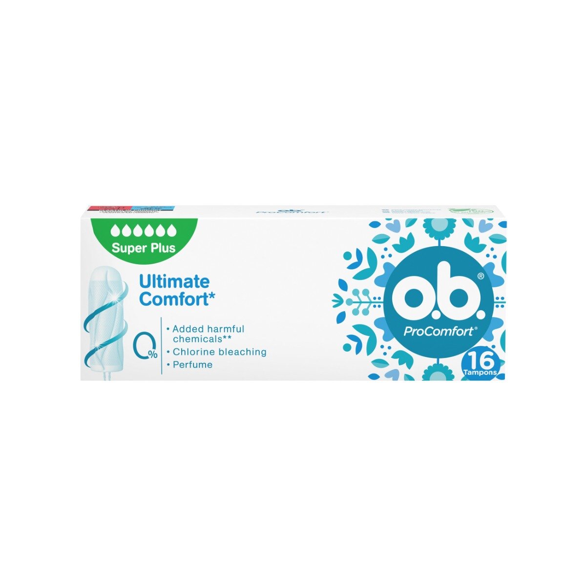 O.B. Super Plus Pro Comfort per flusso molto intenso 16 pezzi-10