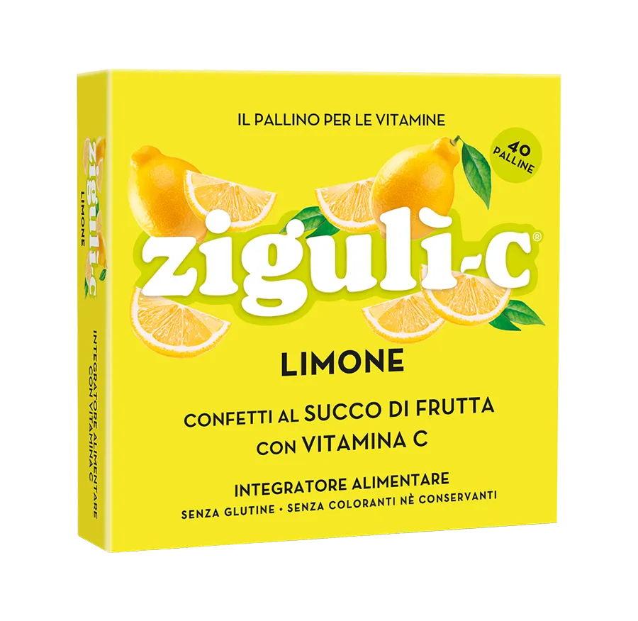 Zigulì-C Limone integratore di Vitamina C 40 palline