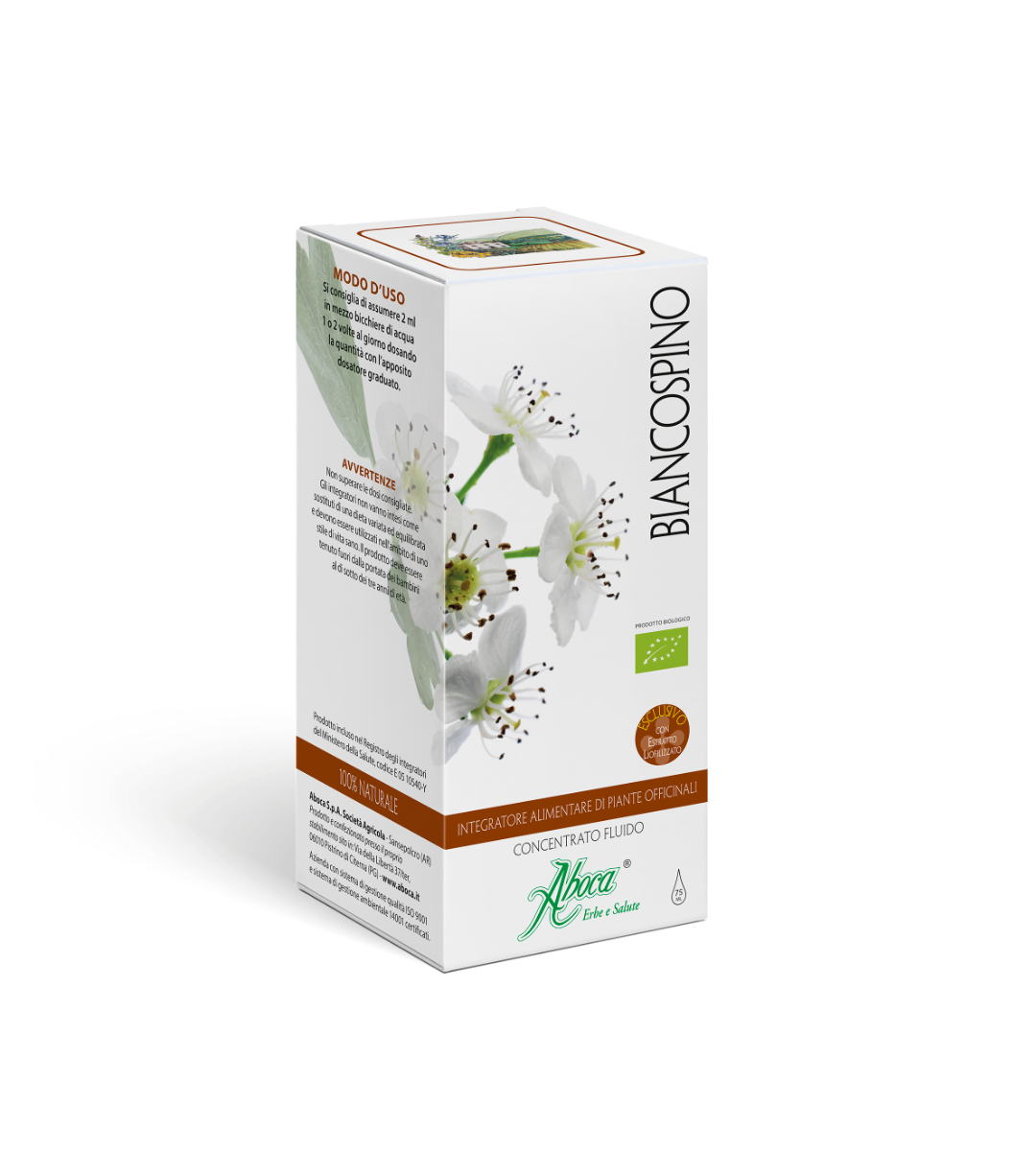 Aboca Biancospino Concentrato Fluido Gocce 75ml-3