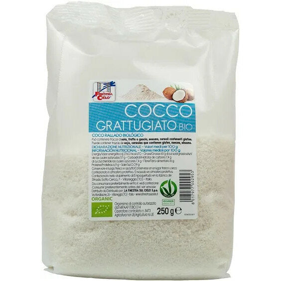 La Finestra Sul Cielo Cocco Grattugiato Bio 250g-2