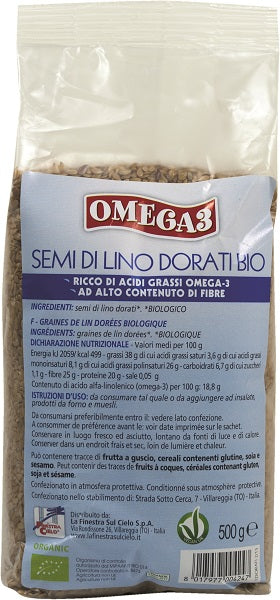La Finestra sul Cielo Semi di Lino Dorati 500 g-0