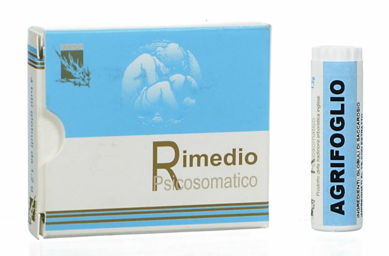 Rimedi Psicosomatici Agrifoglio globuli 4 tubi dose per confezione-1