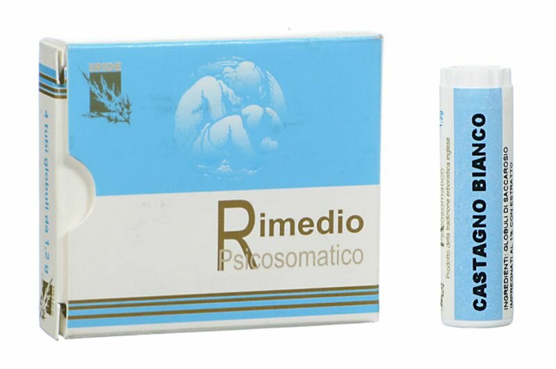 Rimedi Psicosomatici Castano Bianco globuli 4 tubi dose per confezione-1