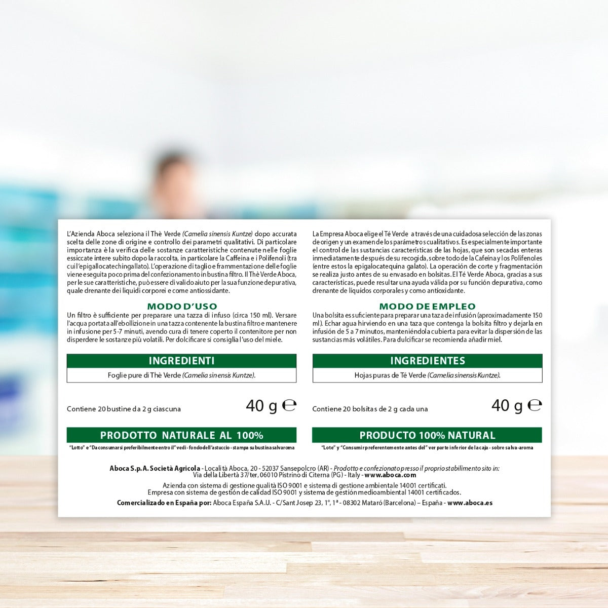 Aboca The Verde 20 Bustine Filtro 2g-5