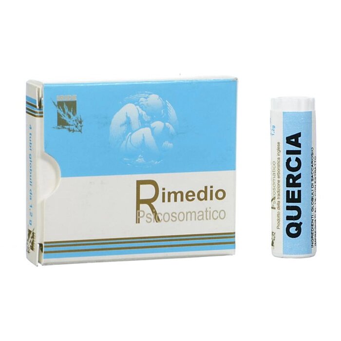Rimedi Psicosomatici Quercia globuli 4 tubi dose per confezione-2