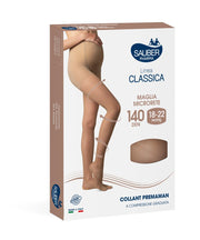 Sauber Collant Premaman 140 Denari Microrete Neutro Beige Taglia 3 Linea Classica-2