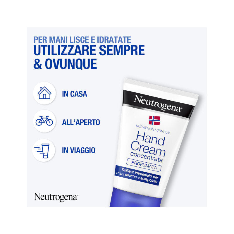 Neutrogena Crema Mani Concentrata Sollievo Immediato Mani Screpolate e Secche 75ml-12