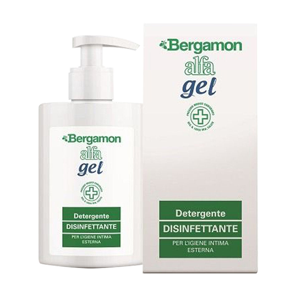 Bergamon Alfa Gel detergente disinfettante per l'igiene intima 300ml-2