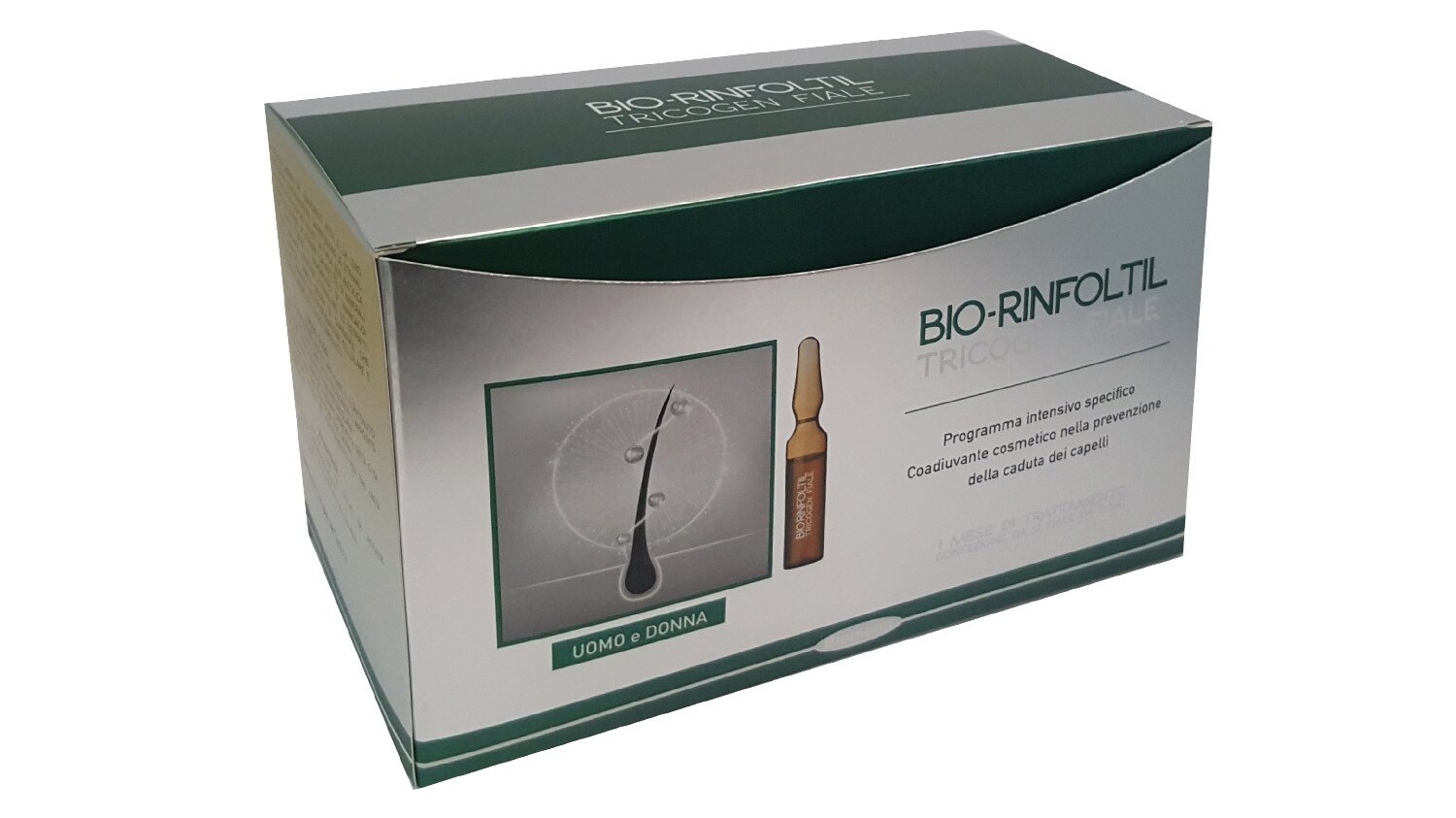 Biomeda Bio-Rinfoltil trattamento anti-caduta capelli in fiale 12 Fiale da 7ml-2