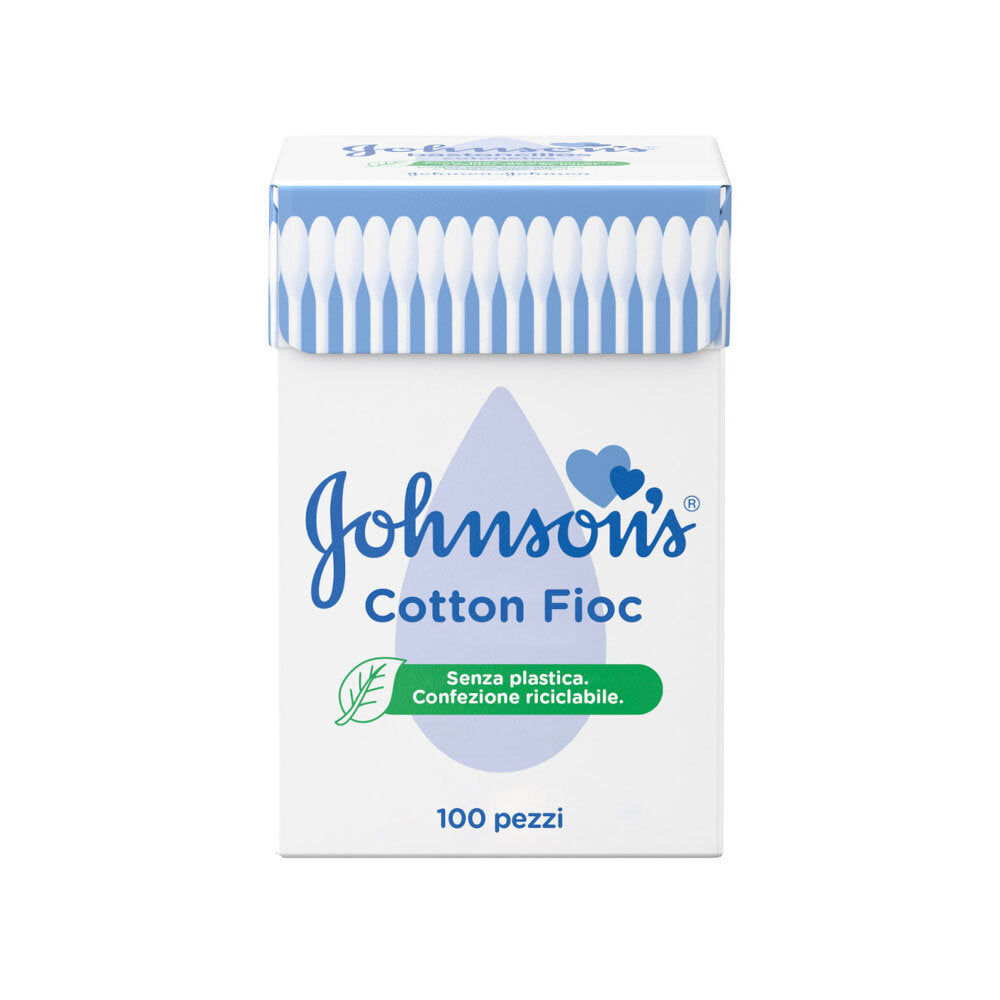 Johnson's Cotton Fioc Baby Bastoncini Morbidissimi Cotone 100 Pezzi-8