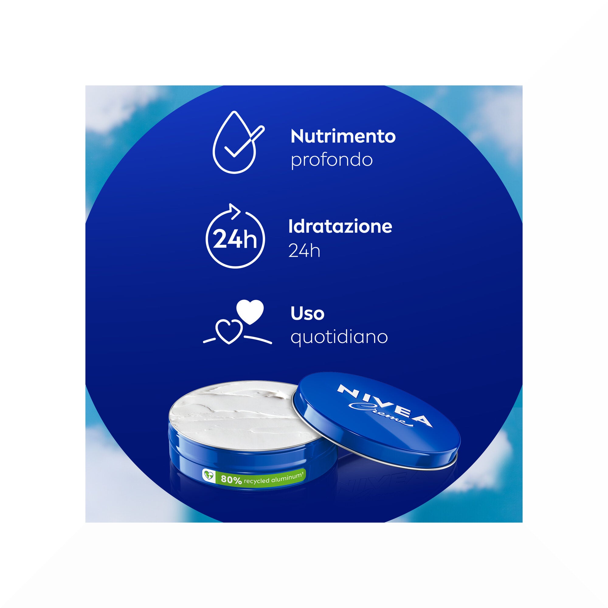 Nivea Creme 250ml Crema Idratante Corpo Viso E Mani Multiuso Con Eucerit Glicerina E Pantenolo-3