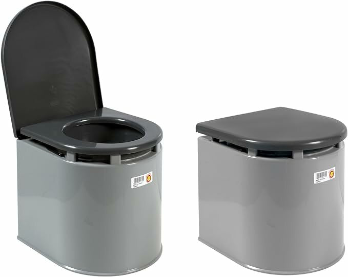 WC Chimico Camper 12 litri Grigio-2