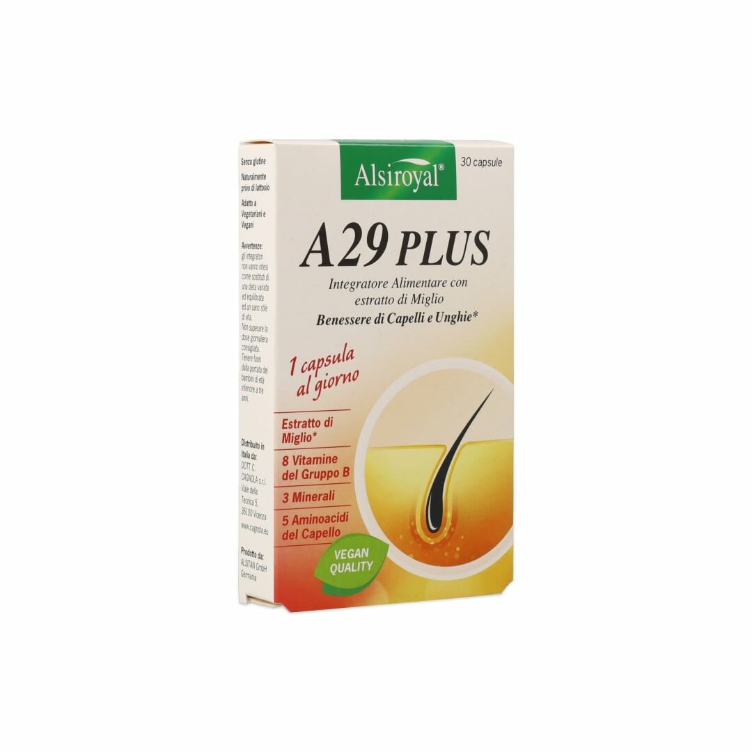 A29 Plus integratore alimentare per unghie e capelli 30 capsule-2