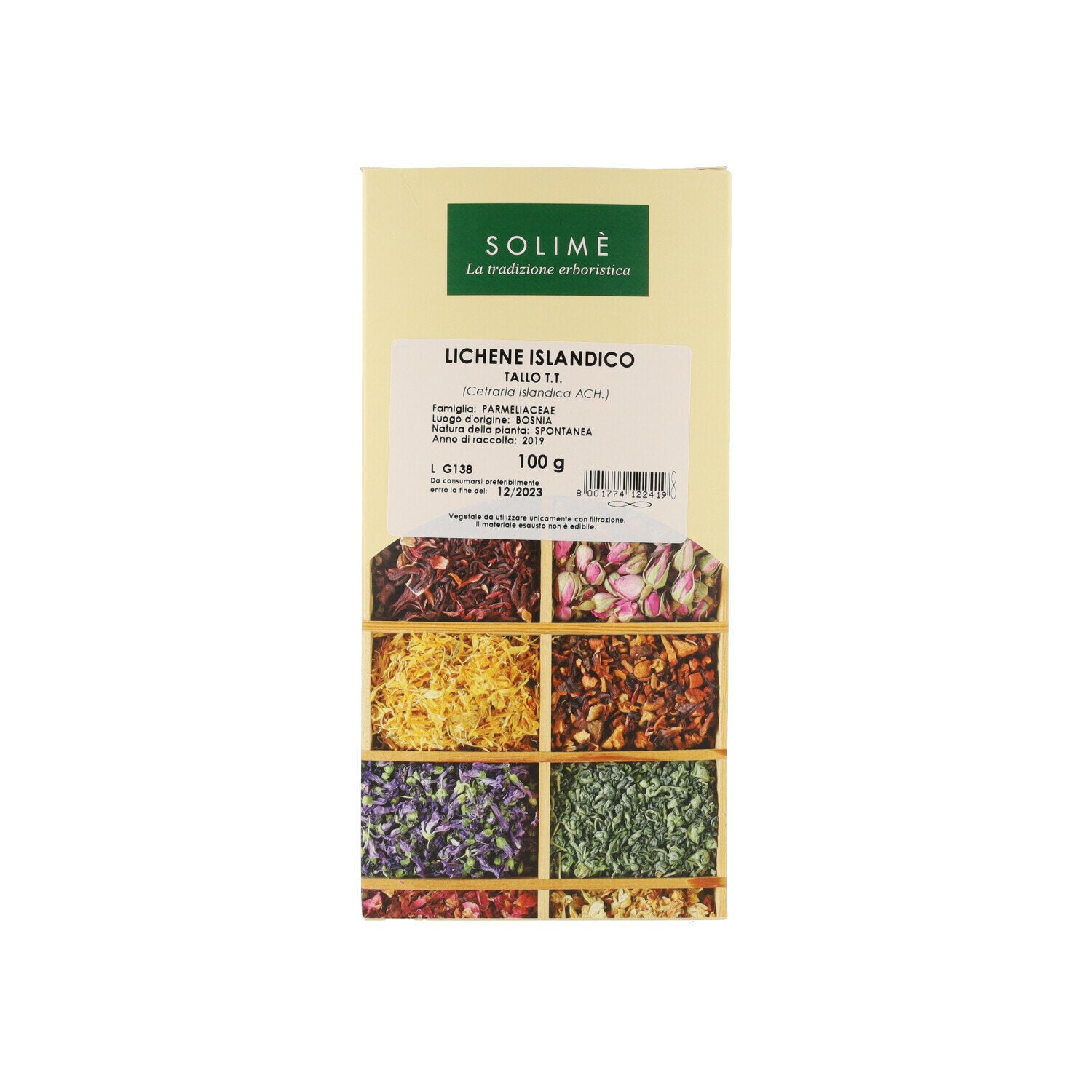 LICHENE ISLANDICO TALLO TT 100-1