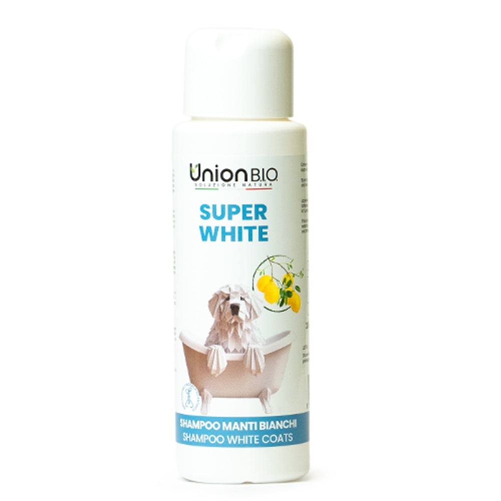 Union Bio Shampoo Super White Per Cani Manti Bianchi 250ml-2