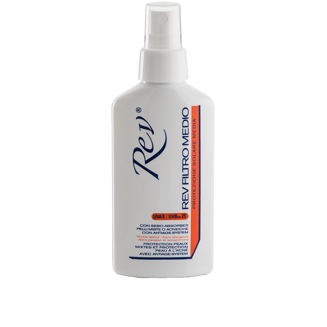 Rev Filtro Medio Spray protezione solare leggera 125ml-2