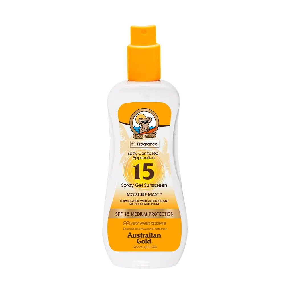 Australian Gold Protezione solare SPF15 Spray Gel chiari 237ml-4