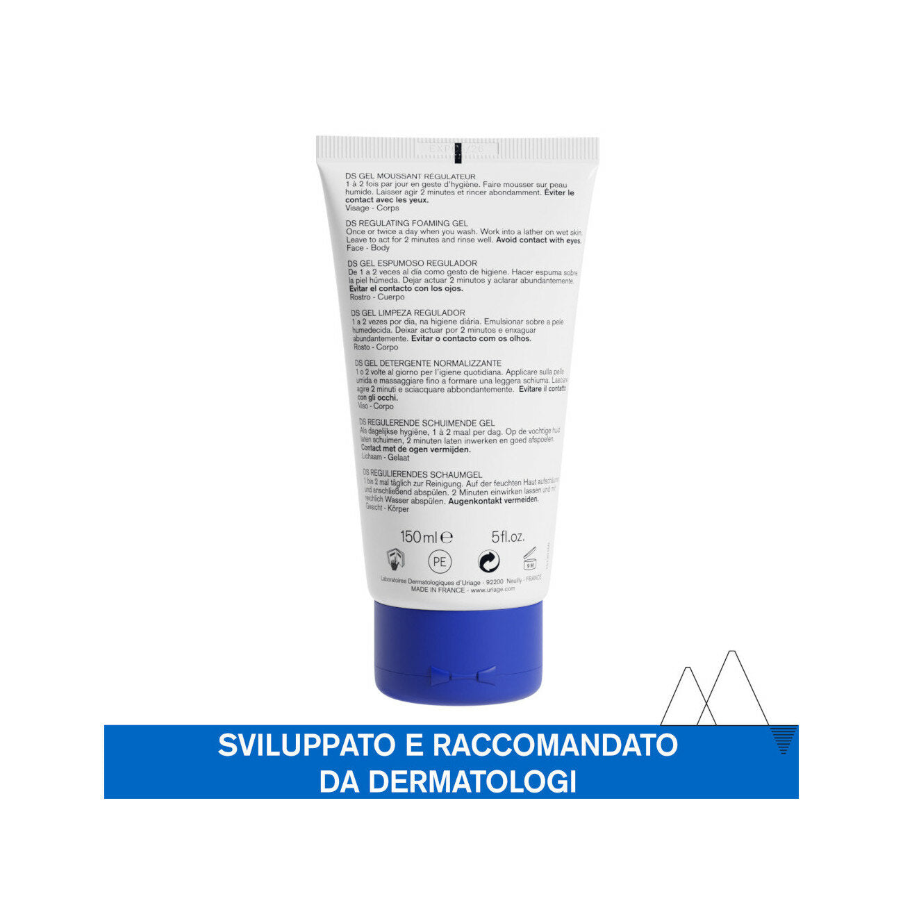 Uriage D.S. Gel Detergente 150ml-4