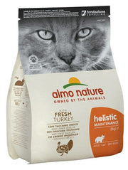 Almo Nature Holistic Maintenance Con Tacchino Fresco E Riso Cibo Secco Per Gatti Adulti Sacco 2kg-2
