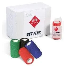 FM Italia Benda Vet-Flex Verde Per Cavalli 10cm-1
