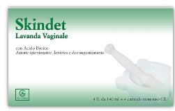 Skindet Lavanda Vaginale 4 Flaconi 140 ml + 4 Cannule Monouso in Blister-0