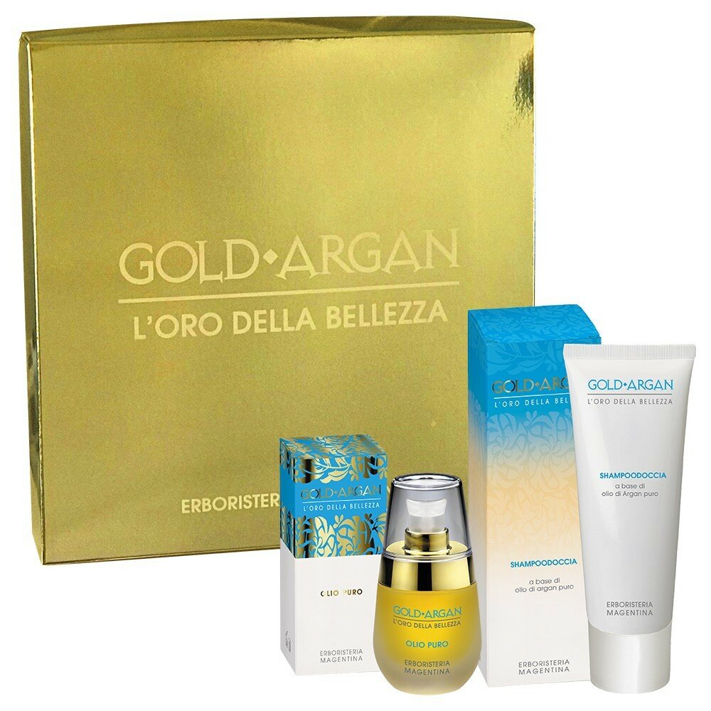 Gold Argan Cofanetto Shampoodoccia + Olio Puro-1