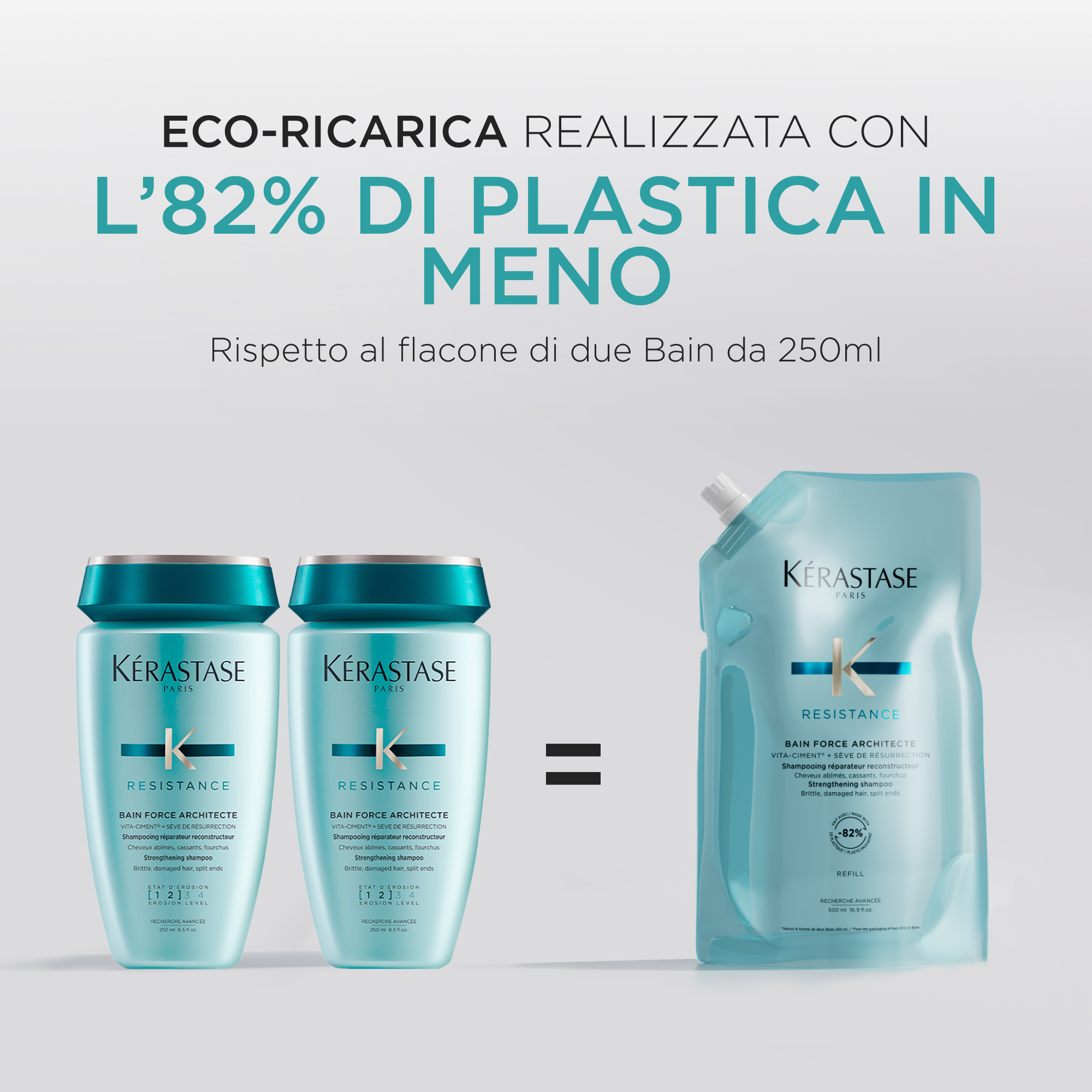 Kérastase Shampoo Bain Force Architecte Refill 500ml
