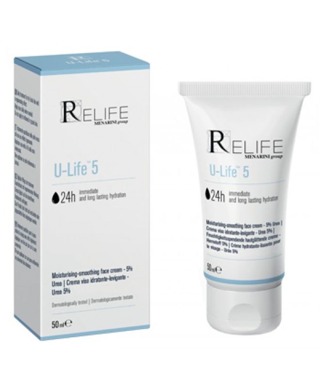 Relife U-LIFE 5 Crema viso idratante e levigante 50ML-1