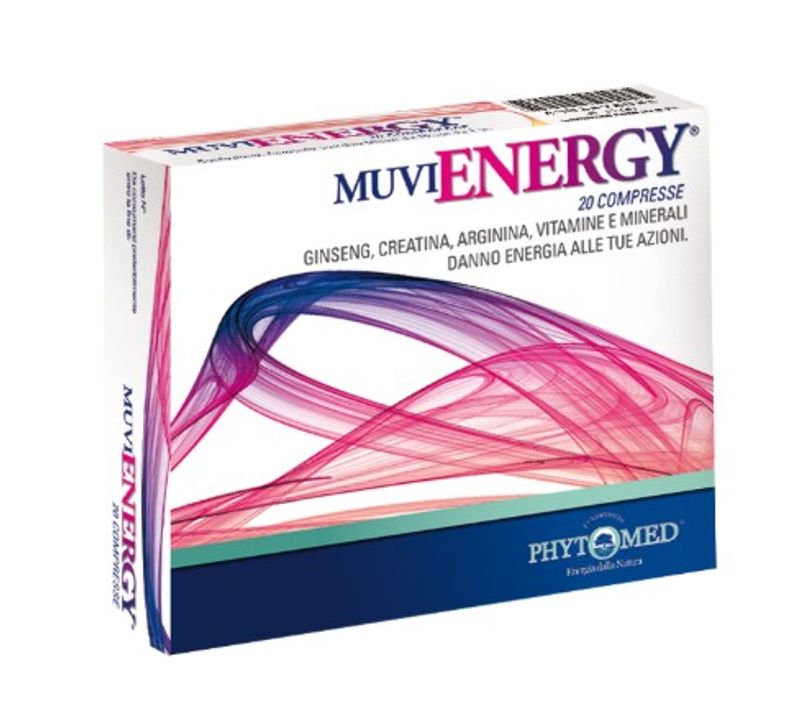 PhytoMed Muvienergy  Multivitaminico associato al Gingseng 20 compresse-1
